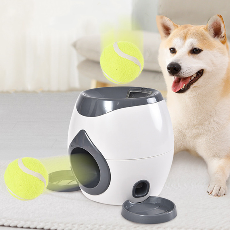 Pet Supplies Rewards - เครื่องยิงลูกเทนนิสอัตโนมัติ 2 in 1 สำหรับสัตว์เลี้ยง ของเล่นฝึกสุนัข