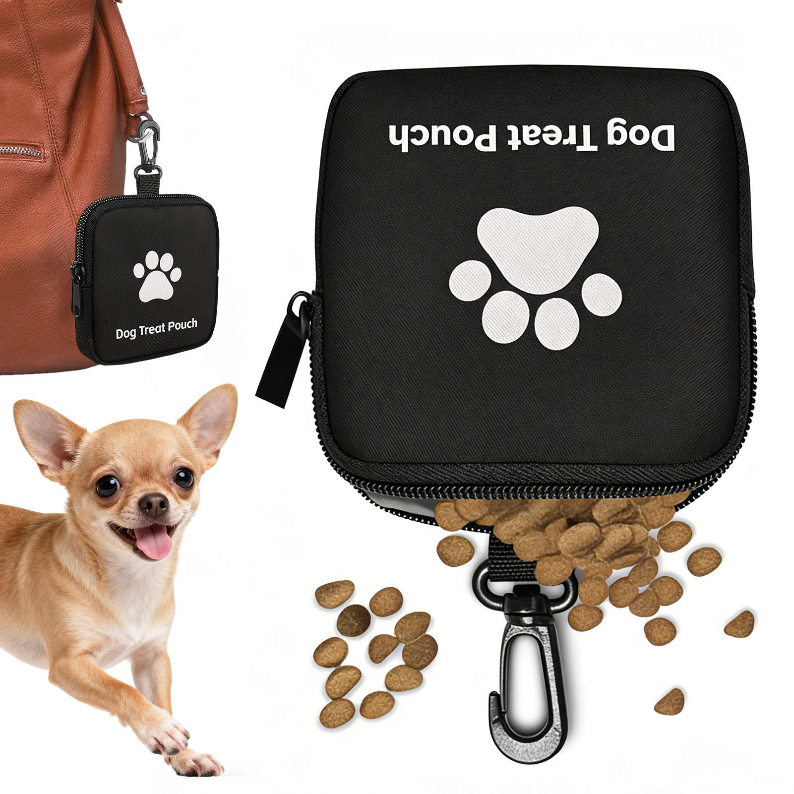 Pet Supplies Rewards - ถุงใส่ขนมสุนัขแบบพกพา ถุงใส่ขนมสุนัขสำหรับฝึกนอกบ้าน กระเป๋าใส่อาหารสุนัขอเนกประสงค์ ถุงใส่รางวัลสำหรับสุนัข อุปกรณ์สำหรับสัตว์เลี้ยง