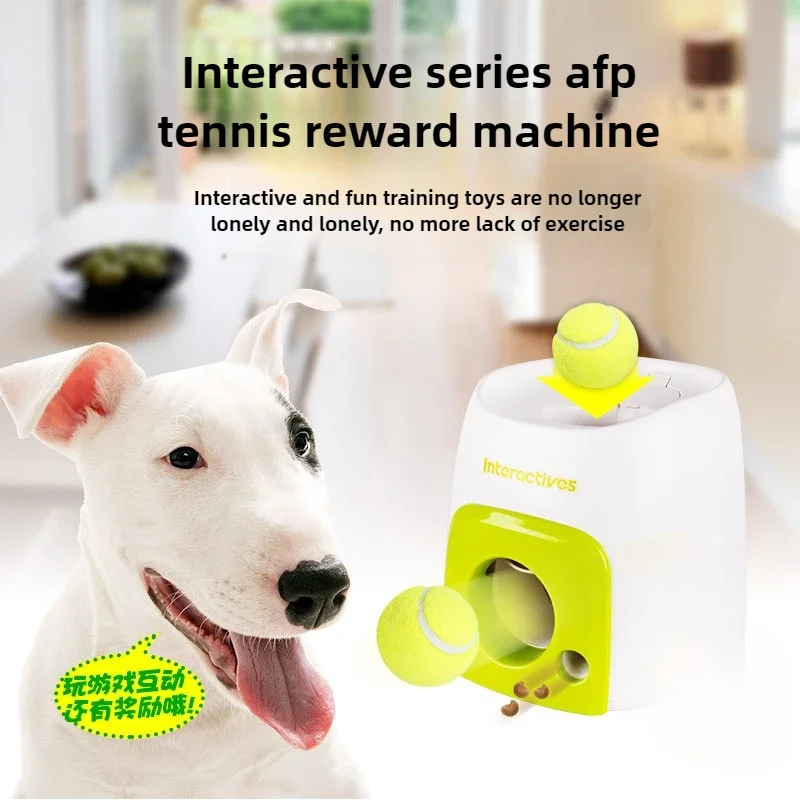 Pet Supplies Rewards - สุนัข Interactive การฝึกอบรมรางวัลเครื่องสมาร์ทสัตว์เลี้ยงรั่วเทนนิส Feeder ของเล่นอุปกรณ์สําหรับสัตว์เลี้ยงสุนัขของเล่น