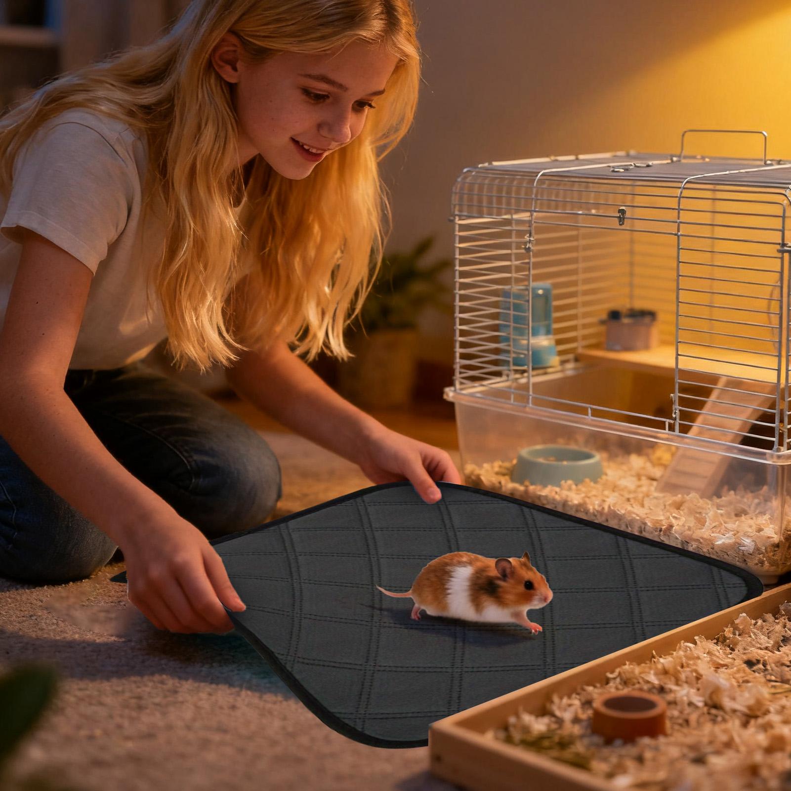 แผ่นรองกรงกระต่าย 4 ชิ้น แผ่นร - Hedgehog Bedding Liner บทวิจารณ์และราคา