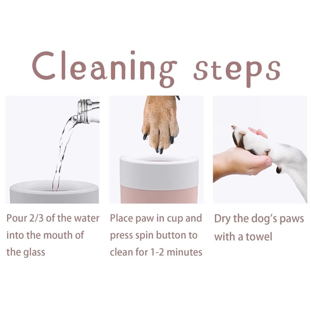 ถ้วยล้างเท้าสัตว์เลี้ยงซิลิโคน - Dog Paw Cleaner บทวิจารณ์และราคา