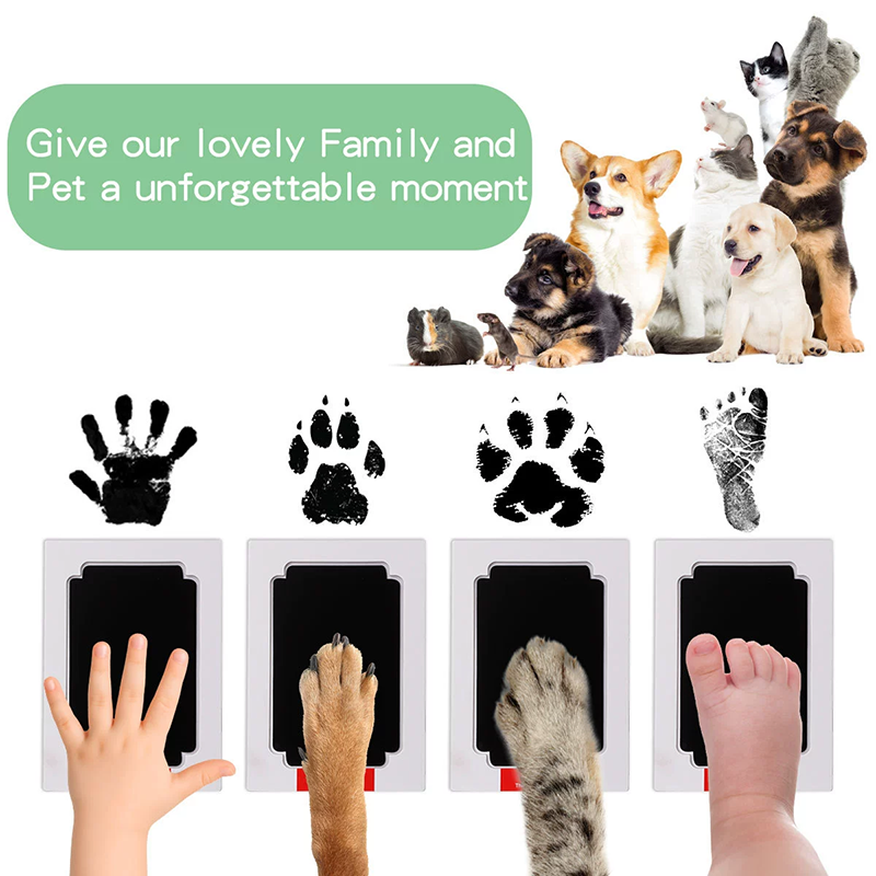 แผ่นหมึกพิมพ์รอยมือรอยเท้าเด็ก - Dog Paw Cleaner บทวิจารณ์และราคา