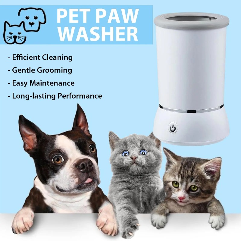เครื่องล้างเท้าสุนัขไฟฟ้าอัตโน - Dog Paw Cleaner บทวิจารณ์และราคา
