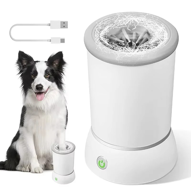 เครื่องล้างเท้าสุนัขไฟฟ้าอัตโน - Dog Paw Cleaner บทวิจารณ์และราคา