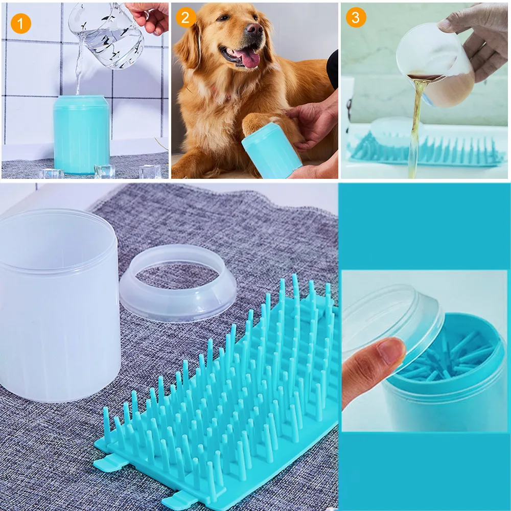 Paw Plunger สัตว์เลี้ยง Paw Cl - Dog Paw Cleaner บทวิจารณ์และราคา